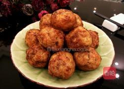 炸胡萝卜豆腐肉丸的做法图解11