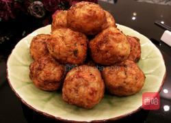 炸胡萝卜豆腐肉丸的做法图解12