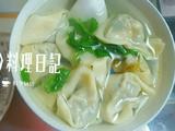 荠菜青菜金针菇肉馅元宝馄饨的做法[图]