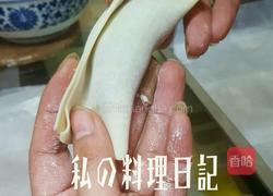 荠菜青菜金针菇肉馅元宝馄饨的做法图解15