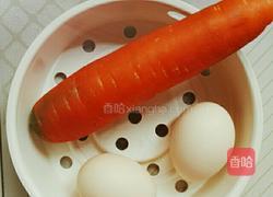 胡萝卜鸡蛋卷的做法图解1