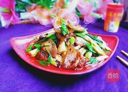 香蒜回锅肉的做法图解11