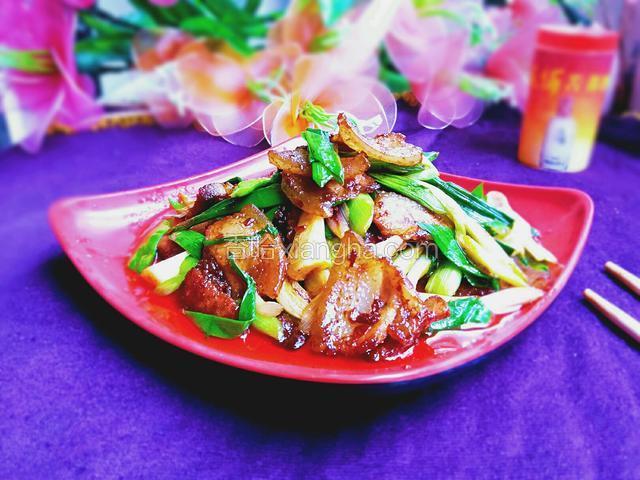 香蒜回锅肉