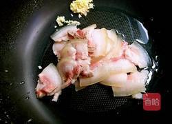 香蒜回锅肉的做法图解4