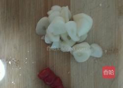 花菜红烧肉皮的做法图解2