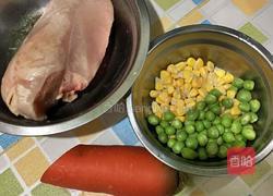 五彩鸡肉丁的做法图解1