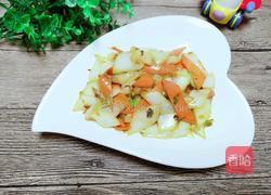 胡萝卜炒白菜白的做法图解6