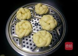 牛奶花型小面包的做法图解13