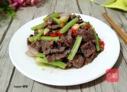 小炒牛肉的做法图解10