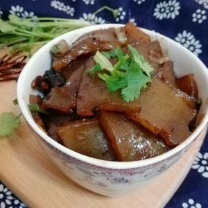 豆瓣烧焖子