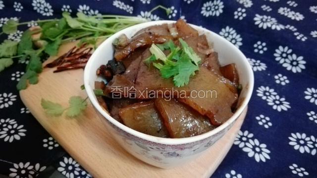 豆瓣烧焖子
