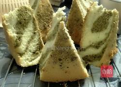 抹茶味斑马纹戚风蛋糕的做法图解13