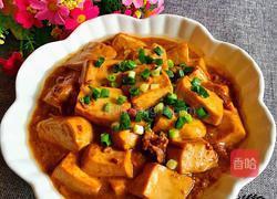 黄豆酱肉末烧豆腐的做法图解9