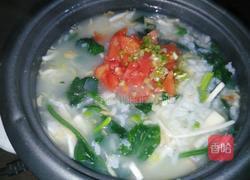 菠菜粥的做法图解4