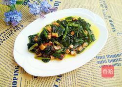 香菇丁炒菠菜的做法图解6