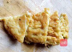 Illustration of how to make radish egg pancake 6