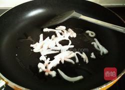 茭白炒肉丝的做法图解4