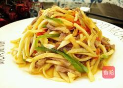 茭白炒肉丝的做法图解11