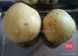 冰糖雪梨红樱桃的做法图解1