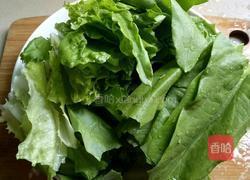 蒜香油麦菜的做法图解1