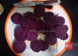 宝宝辅食奶香紫薯球的做法图解1