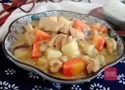 纯正(泰式)咖喱鸡米饭的做法图解1