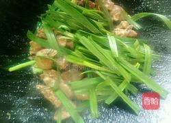蒜苗炒鸭肉的做法图解8