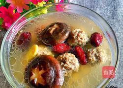 红枣香菇肉丸汤的做法图解8