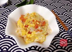 番茄鸡蛋包心菜炒面的做法图解10