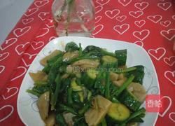 黄瓜菠菜炒灌肠的做法图解10