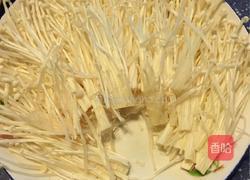 芥末金针菇的做法图解2