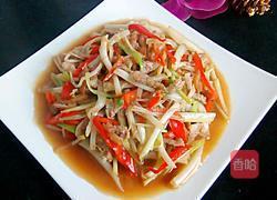 芹芽炒肉丝的做法图解9