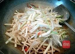 芹芽炒肉丝的做法图解5