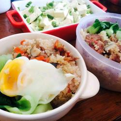 香菇腊肠焖饭（电饭锅懒人菜谱)的做法[图]