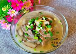 香菇肉片猪肝汤