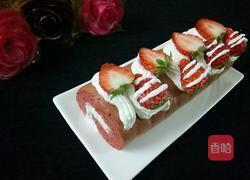 红丝绒蛋糕卷的做法图解2
