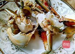 葱姜炒蟹的做法图解2