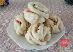 葱香火腿花卷的做法图解12