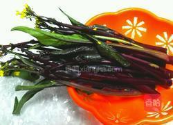 腊肉炒菜苔的做法图解1