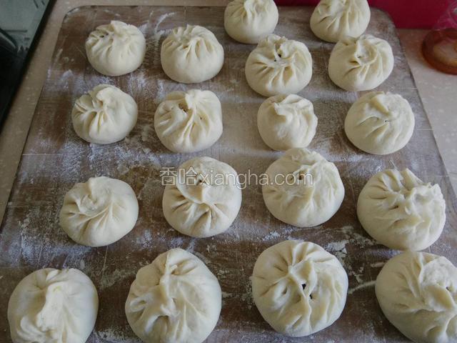 制作适合您家数量滴包子，最好覆膜静置10分钟再蒸；
