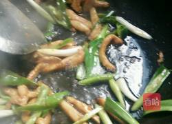 青椒蒜苗炒鸡丝的做法图解6