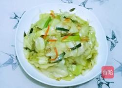 醋溜手撕包菜的做法图解5
