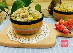 生菜炒二米饭的做法图解9