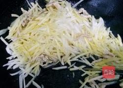 土豆丝炒肉丝的做法图解4