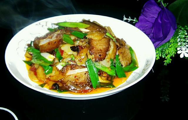 米豆腐炒腊肉