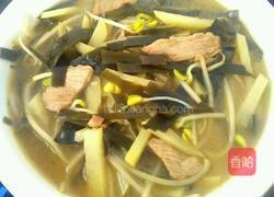 土豆条炖海带的做法图解6