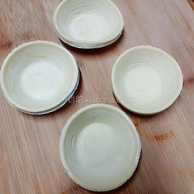 挞皮4个提前解冻
