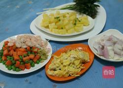 虾仁菠萝炒饭的做法图解9