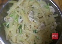 土豆丝炒肉的做法图解7