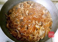 蘑菇炒粉条的做法图解7